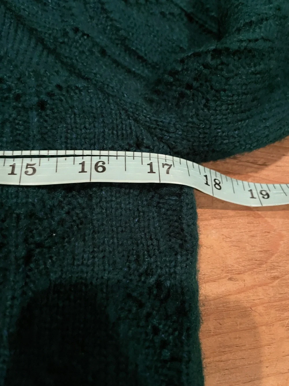 Prana Turquoise Green Cableknit Crop Sweater Outdoorsy Campcore Hiking S